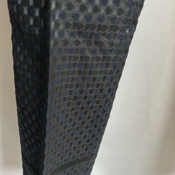 Tory Burch size 4 Black and navy checkered dress pants - Picture 2 of 4